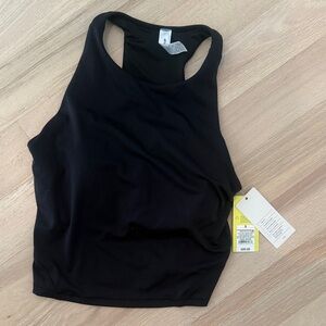 all in motion Black Racerback Tank Top